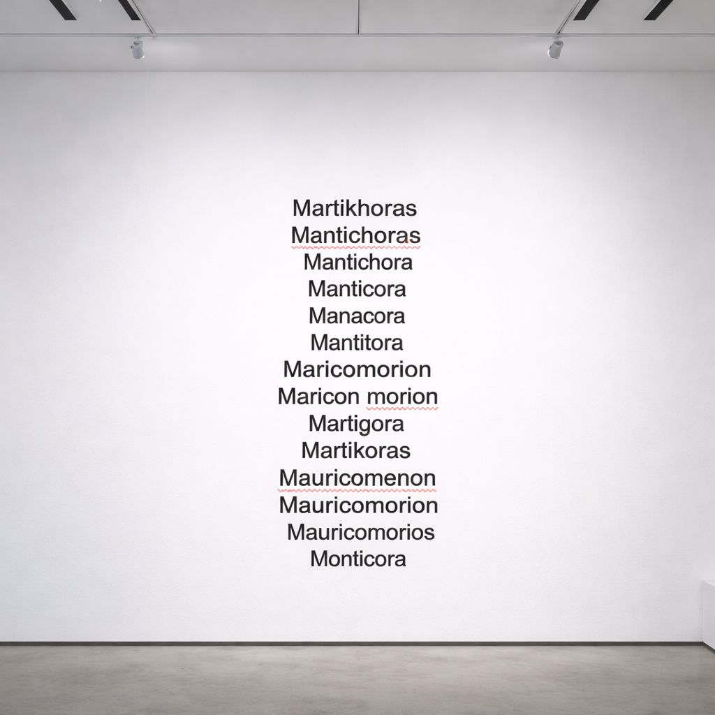 A Manticore is a Word